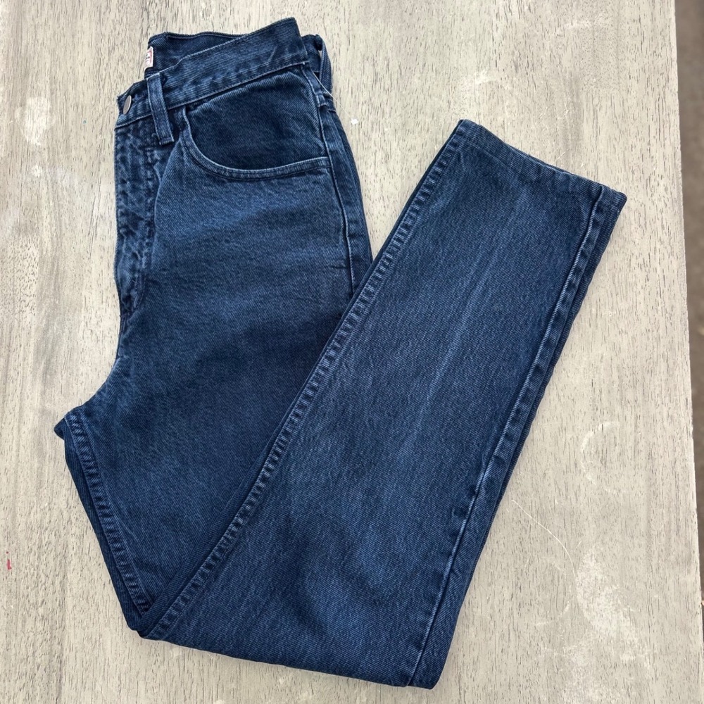 Vintage Guess Jeans Georges Marciano 1050 Dark Wash High Waist Made in USA 27